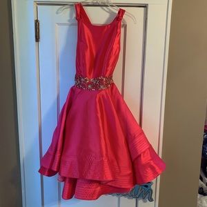 MacDuggal Hot Pink cocktail dress